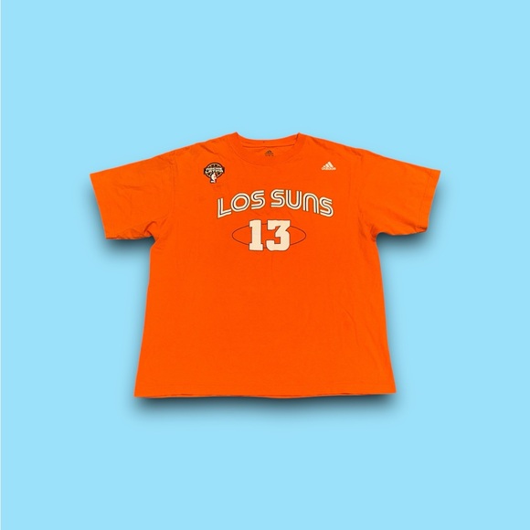 Vintage Phoenix Suns Steve Nash noche latina NBA Adidas jersey tee shirt - Picture 2 of 5